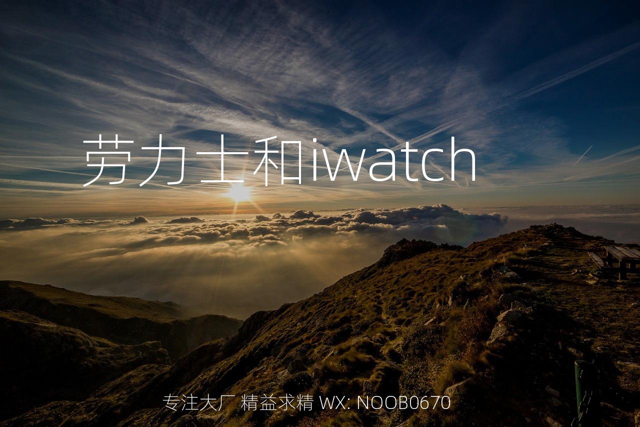 劳力士和iwatch