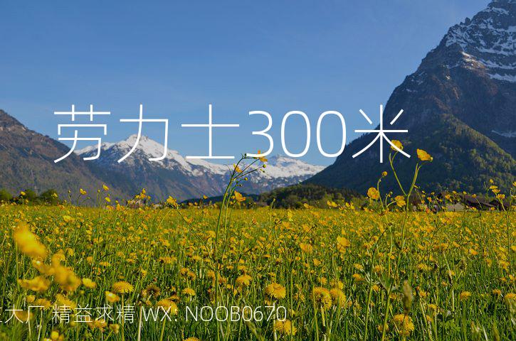 劳力士300米