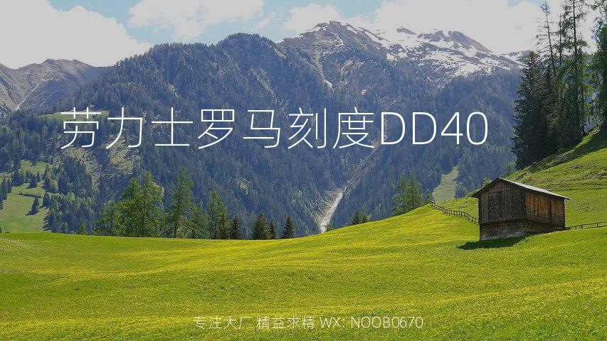 劳力士罗马刻度DD40