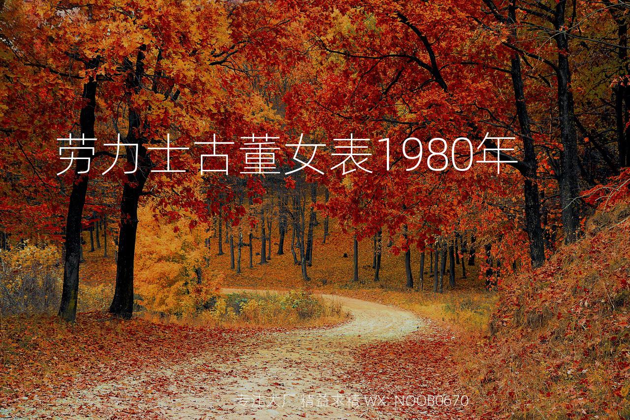 劳力士古董女表1980年