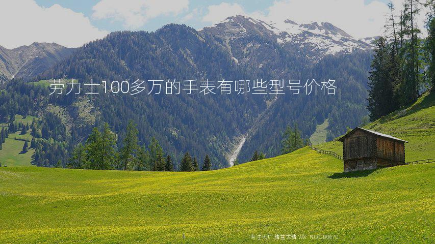 劳力士100多万的手表有哪些型号价格