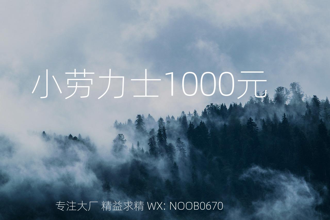 小劳力士1000元