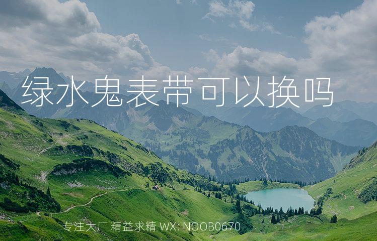 绿水鬼表带可以换吗