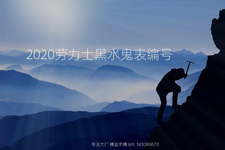 2020劳力士黑水鬼表编号