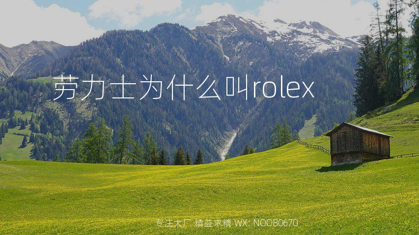 劳力士为什么叫rolex