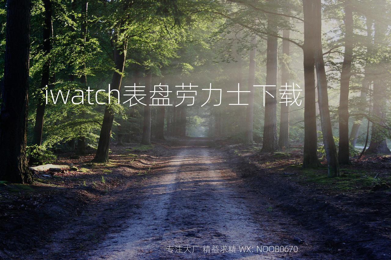 iwatch表盘劳力士下载