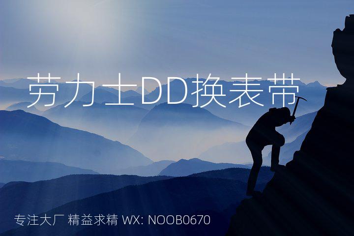 劳力士DD换表带