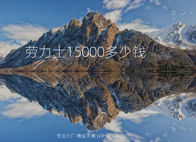 劳力士15000多少钱