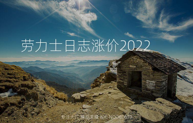 劳力士日志涨价2022