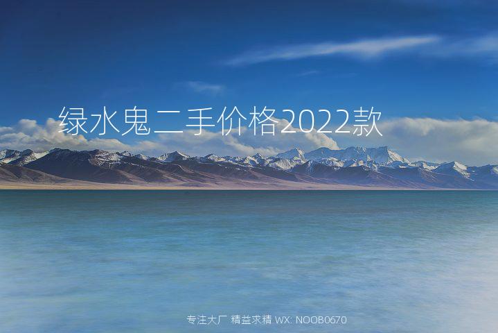 绿水鬼二手价格2022款