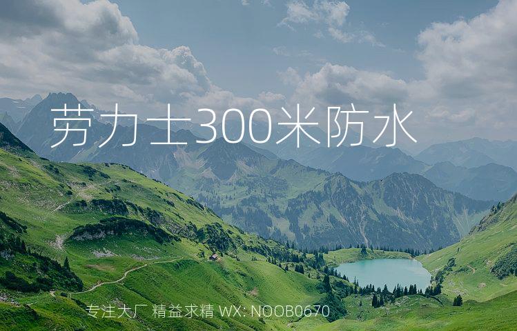 劳力士300米防水